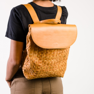 Elsa Basketweave Backpack